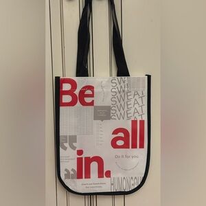 Stylish Red and Black Tote Bag
